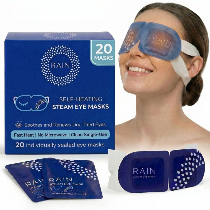 Máscara de ojos con vapor autocalentable para ojos secos (20 máscaras)