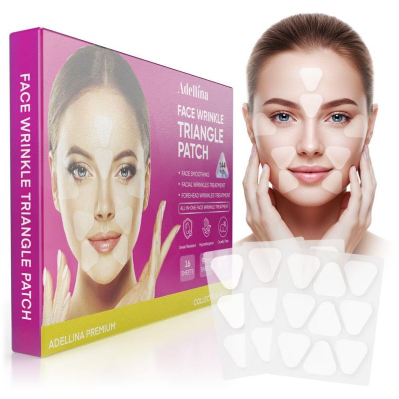 Parches antiarrugas faciales Adellina New Anti-Overnight (144 unidades)
