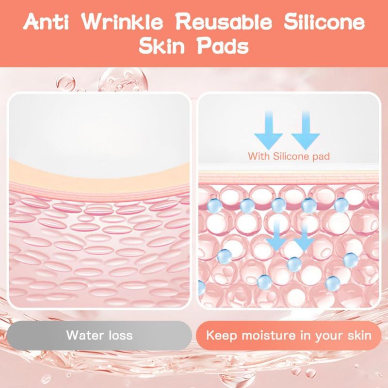 Parches antiarrugas para el cuello silicona reutilizable KODASNY (11 unidades)