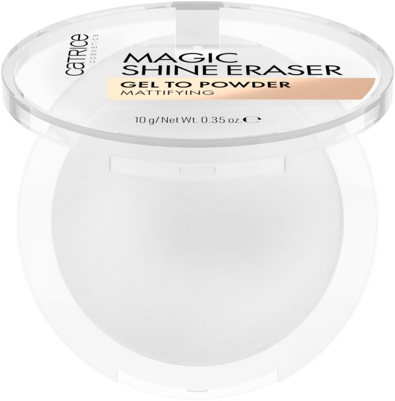 Gel a polvo Shine Eraser Catrice acabado mate mágico