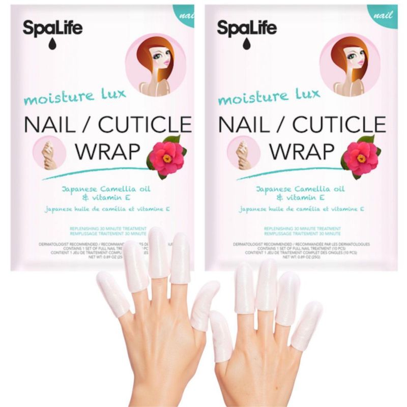 Envoltura para cutículas de uñas SpaLife con aceite de camelia japonesa y vitamina E