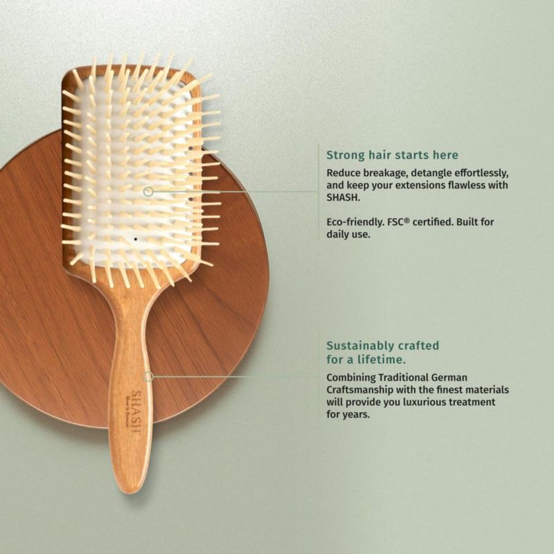 Paddle Hair Brush SHASH Large para cabello grueso y rizado