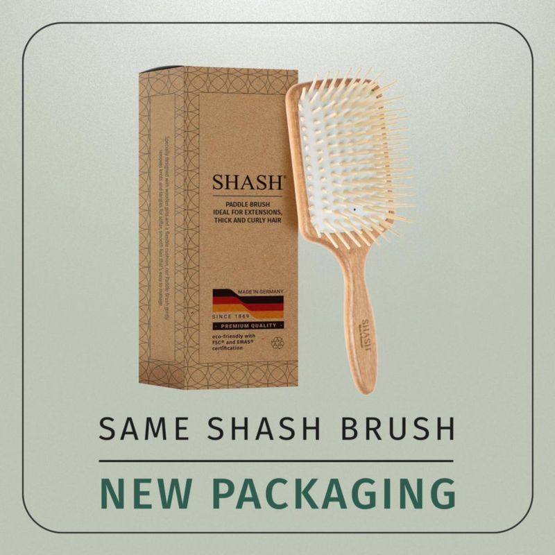 Paddle Hair Brush SHASH Large para cabello grueso y rizado