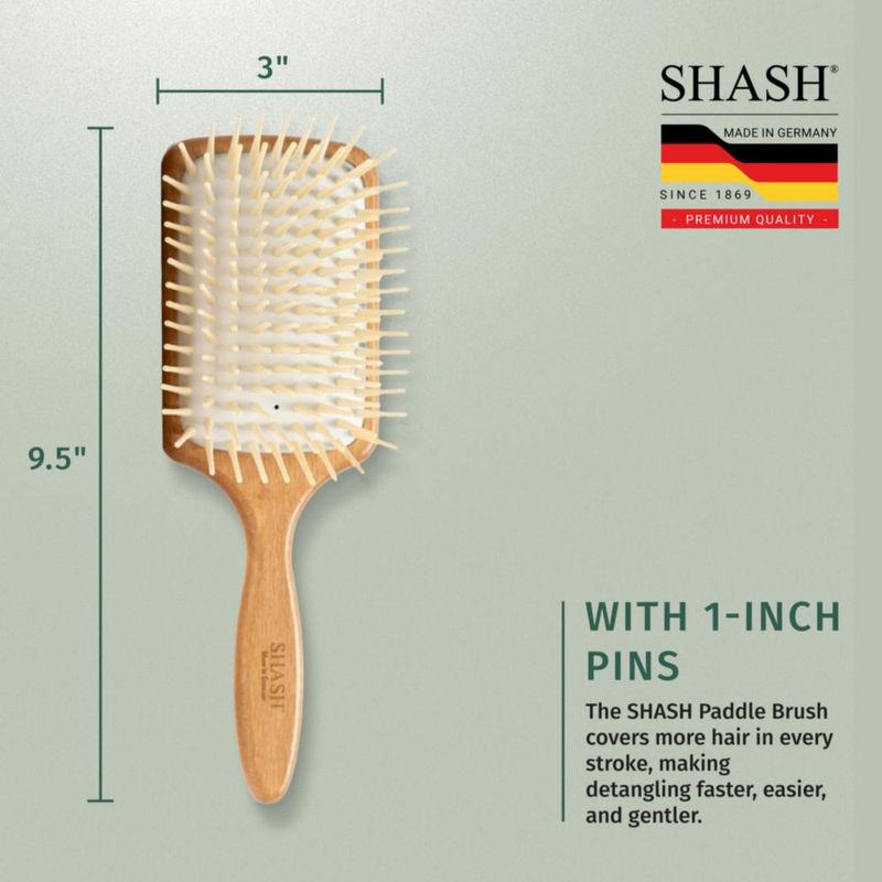 Paddle Hair Brush SHASH Large para cabello grueso y rizado
