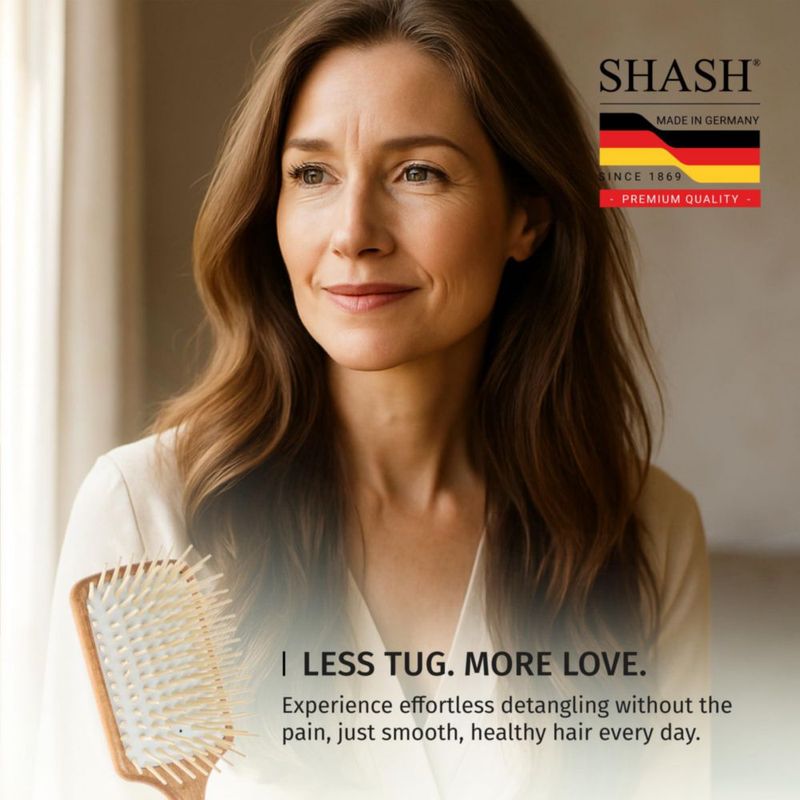 Paddle Hair Brush SHASH Large para cabello grueso y rizado