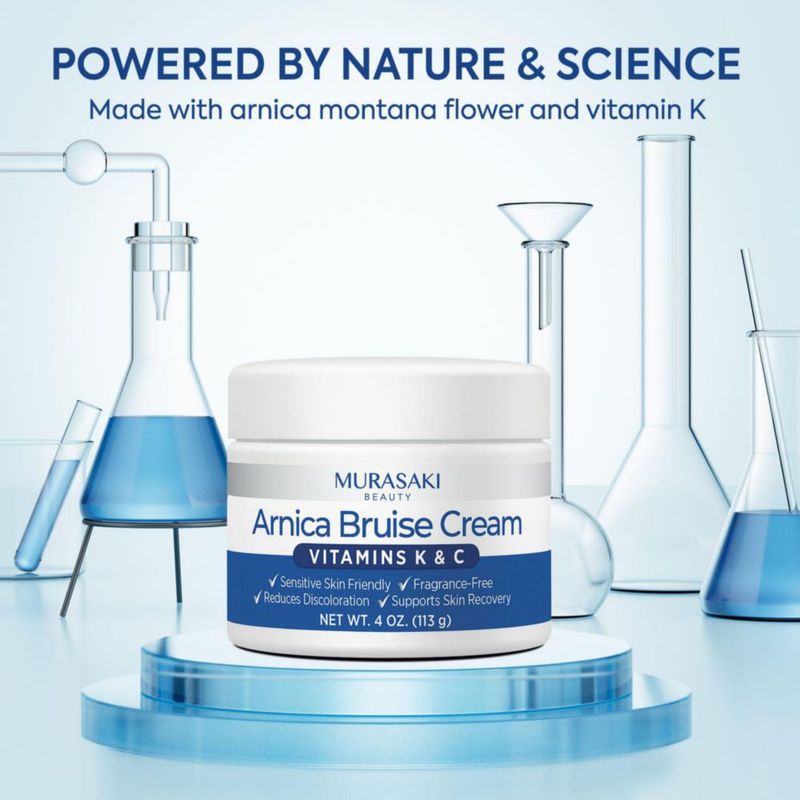 Crema para moretones Murasaki Beauty Arnica Extra Strength 120 ml