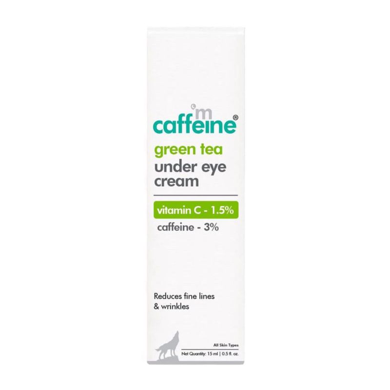 Crema para ojos con cafeína té verde y vitamina C antienvejecimiento 15 ml