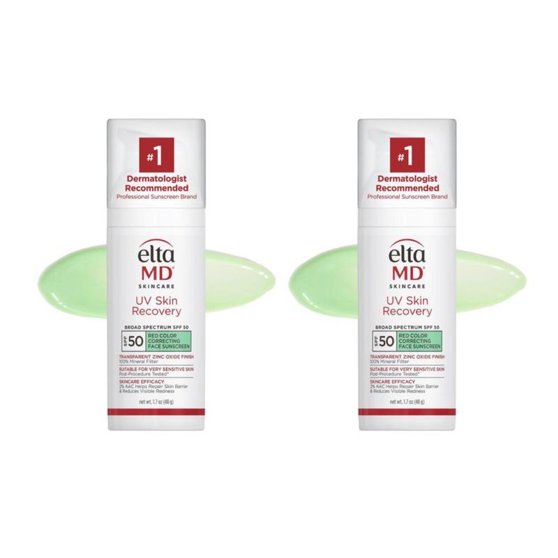 Protector solar EltaMD UV Skin Recovery Face SPF 50 50 ml 2 unidades