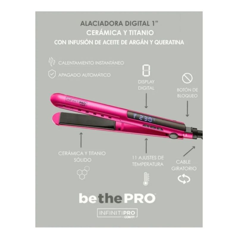 Alaciadora Digital Anti Frizz Conair Infiniti Pro
