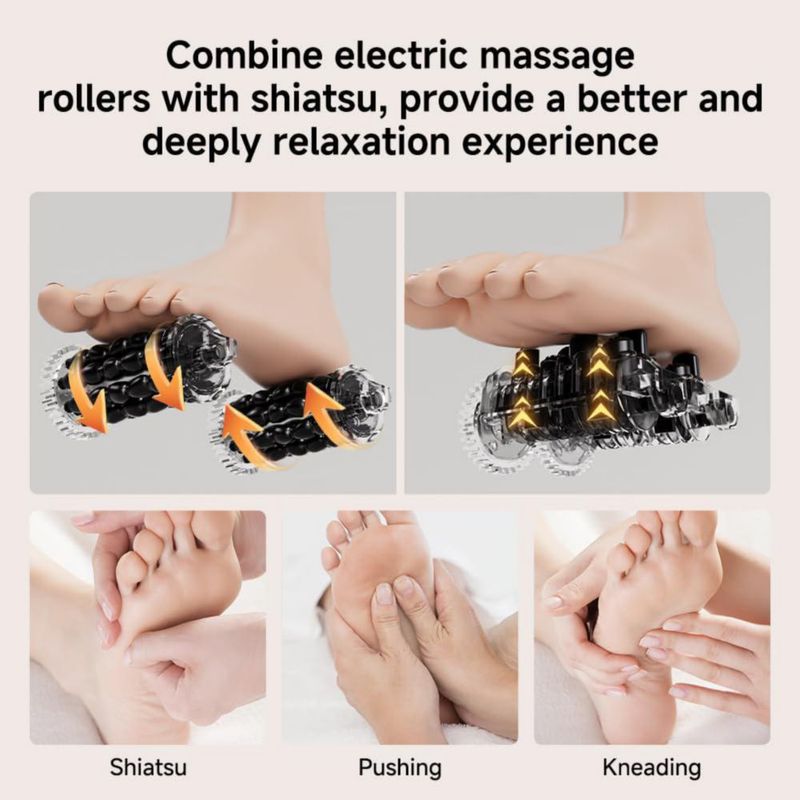 Spa para pies eléctrico Beici de 33 cm con masaje shiatsu 110 V