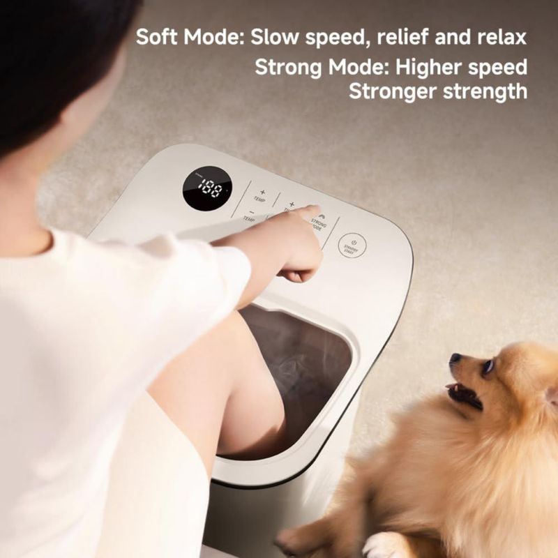 Spa para pies eléctrico Beici de 33 cm con masaje shiatsu 110 V