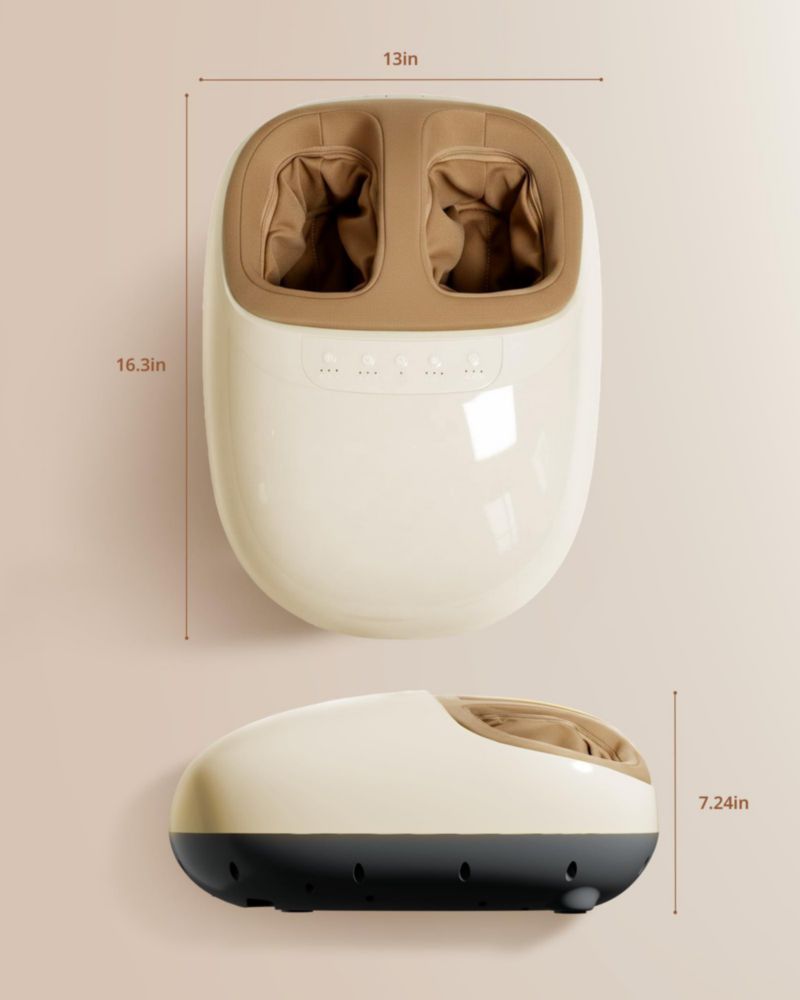 Masajeador de pies ibreo Shiatsu con calor y compresión de aire control remoto