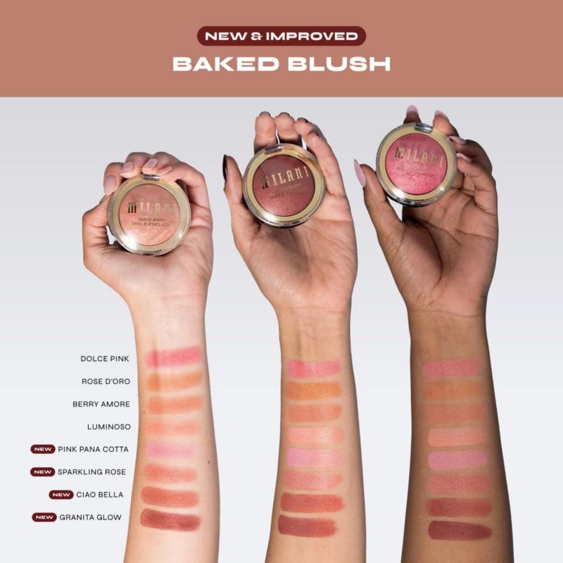 Blush Milani Baked Blush Rose d'Oro para mejillas sin crueldad