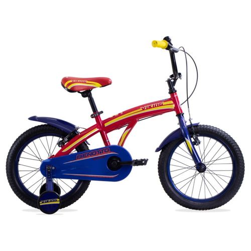 Bicicleta Cross Viking R16 1V Acero Rojo Niño Benotto