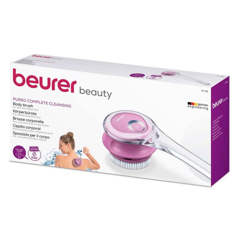 Cepillo corporal, FC55, Limpieza profunda con mango extraible