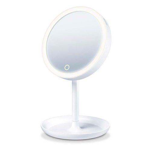 Espejo con Luz LED BS45 con Sensor Touch que Incluye Espejo Magnético Extra de 5 Aumentos
