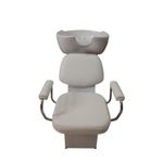 Lavacabezas con tarja de porcelana TLS de estilo minimalista y ligero, ideal para salones