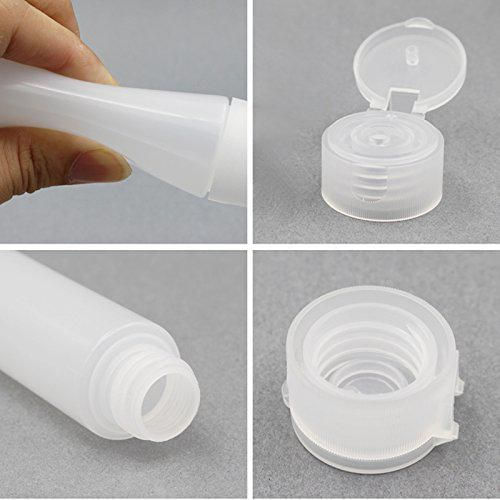 OTO Botellas de viaje 6 piezas de 30 ml plástico aprobadas por TSA