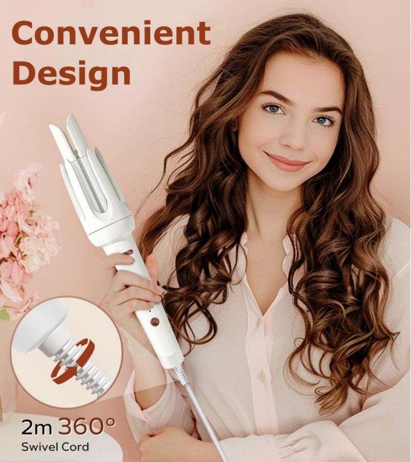 Rizador automático para el cabello BILITOK 1.2" cerámico 4 temperaturas 3 temporizadores