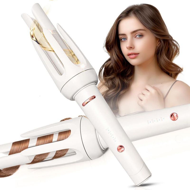 Rizador automático para el cabello BILITOK 1.2" cerámico 4 temperaturas 3 temporizadores