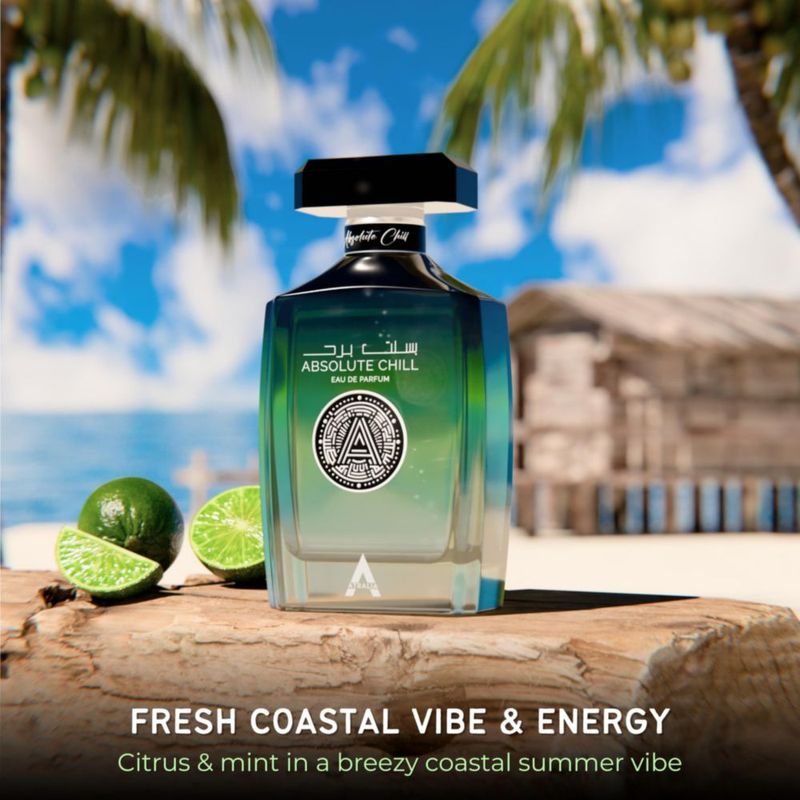 Perfume Atralia Absolute Chill 100 ml menta cítrica unisex
