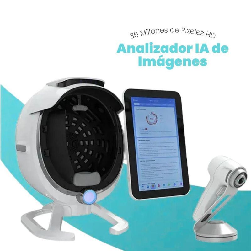 Analizador AI Multiespectral A6 Visión Microscópica de la Piel