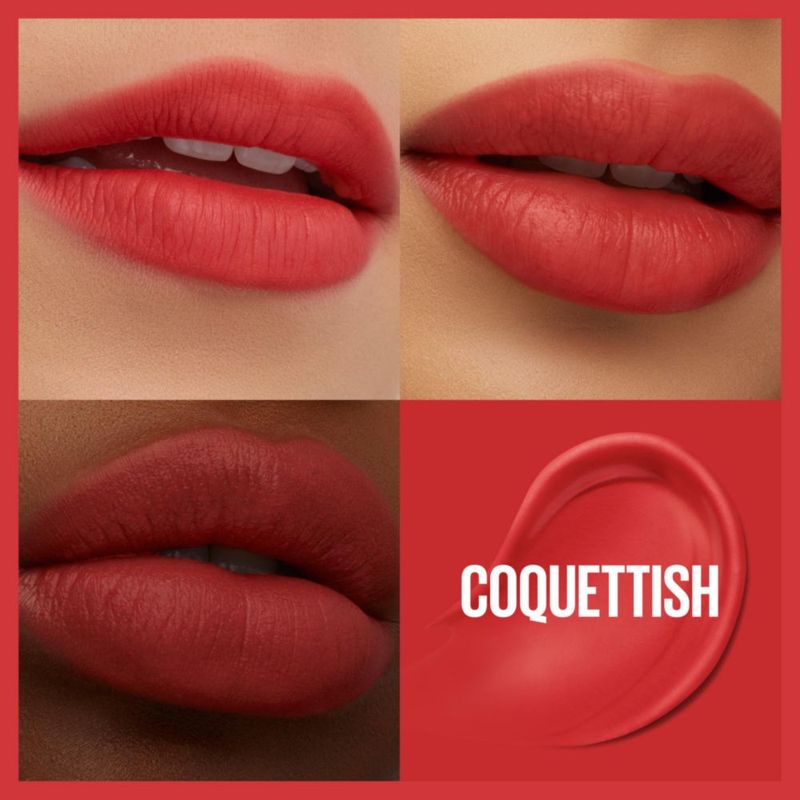 Lip Tint Maybelline Super Stay Teddy Matte 12HR Coquettish