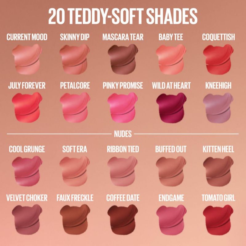 Lip Tint Maybelline Super Stay Teddy Matte 12HR Coquettish