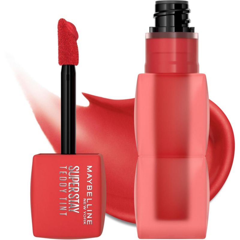 Lip Tint Maybelline Super Stay Teddy Matte 12HR Coquettish
