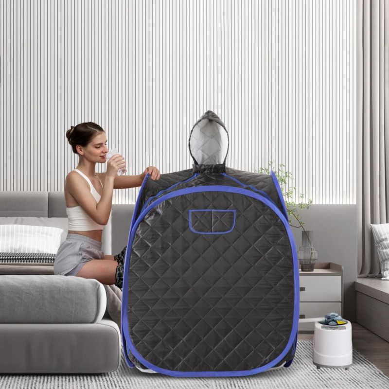 Sauna de vapor portátil ZONEMEL con generador de 2 L y control remoto