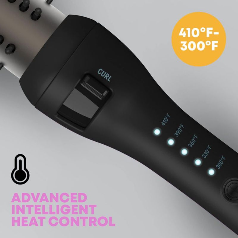 Cepillo de aire caliente Homedics Revamp Progloss de cerámica de 125"