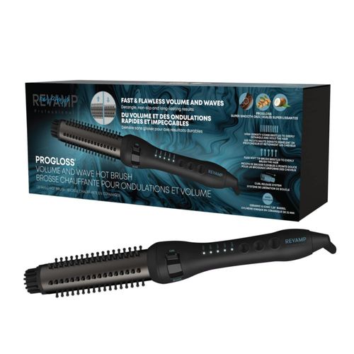 Cepillo de aire caliente Homedics Revamp Progloss de cerámica de 125"