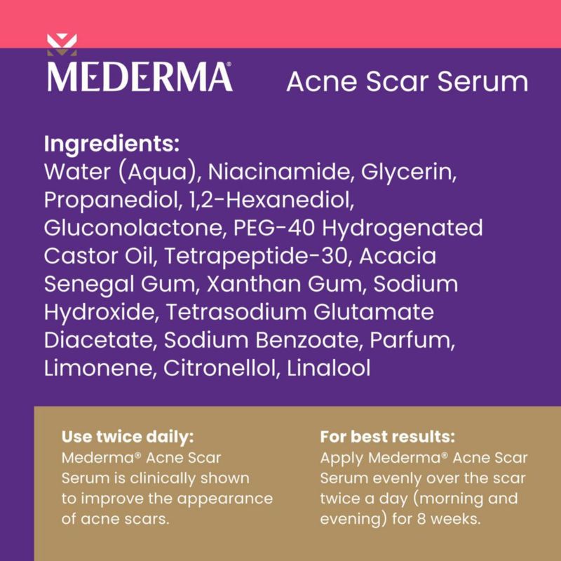 Serum Mederma Triple Acción para Cicatrices de Acné 30 ml