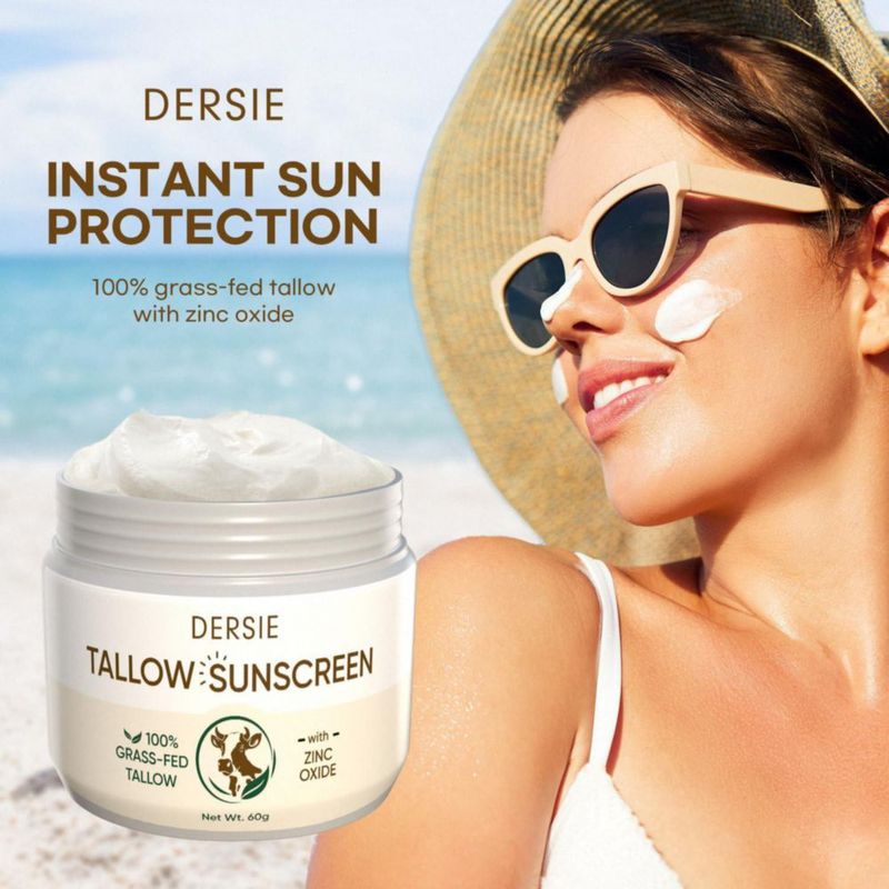 Protector solar Dersie Tallow SPF 30 mineral con óxido de zinc 60 g