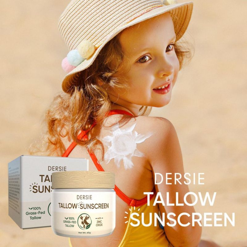 Protector solar Dersie Tallow SPF 30 mineral con óxido de zinc 60 g