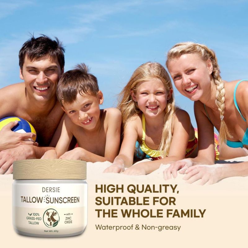 Protector solar Dersie Tallow SPF 30 mineral con óxido de zinc 60 g