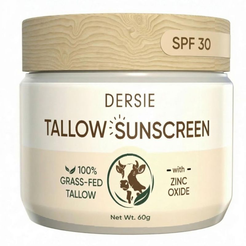 Protector solar Dersie Tallow SPF 30 mineral con óxido de zinc 60 g