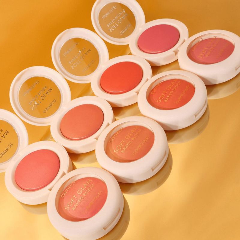 Rubor Catrice Soft Glam Baked 010 On Cloud Pink Vegano