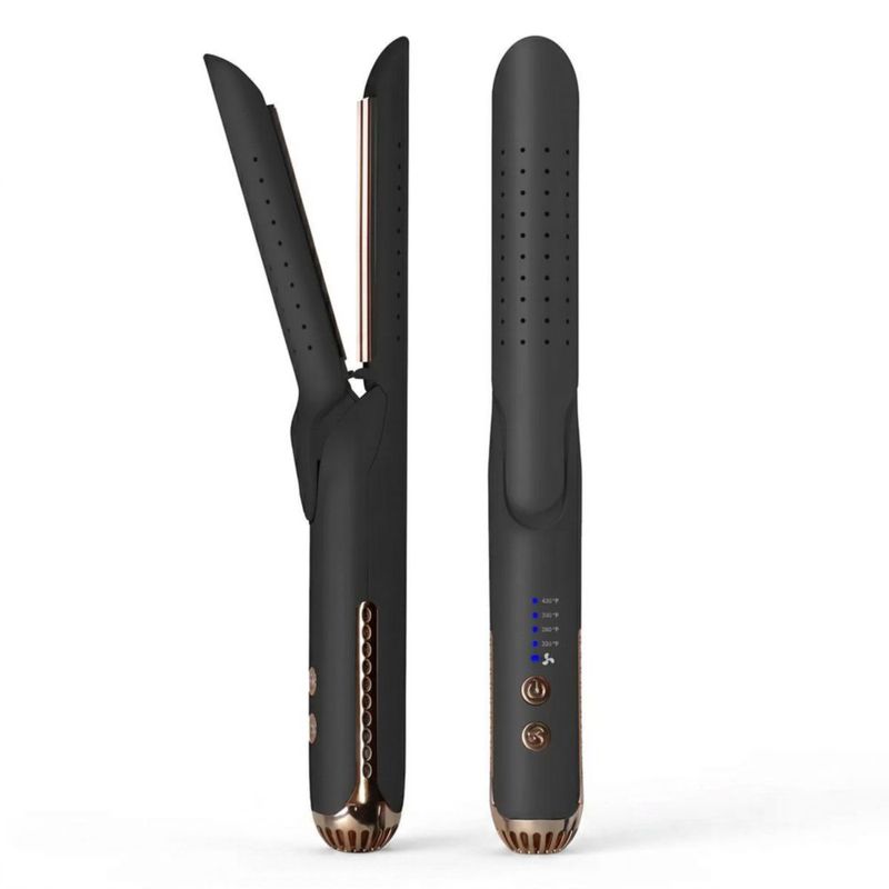 Alaciadora De Titanio Karma Beauty Breeze Air Styler 2 En 1