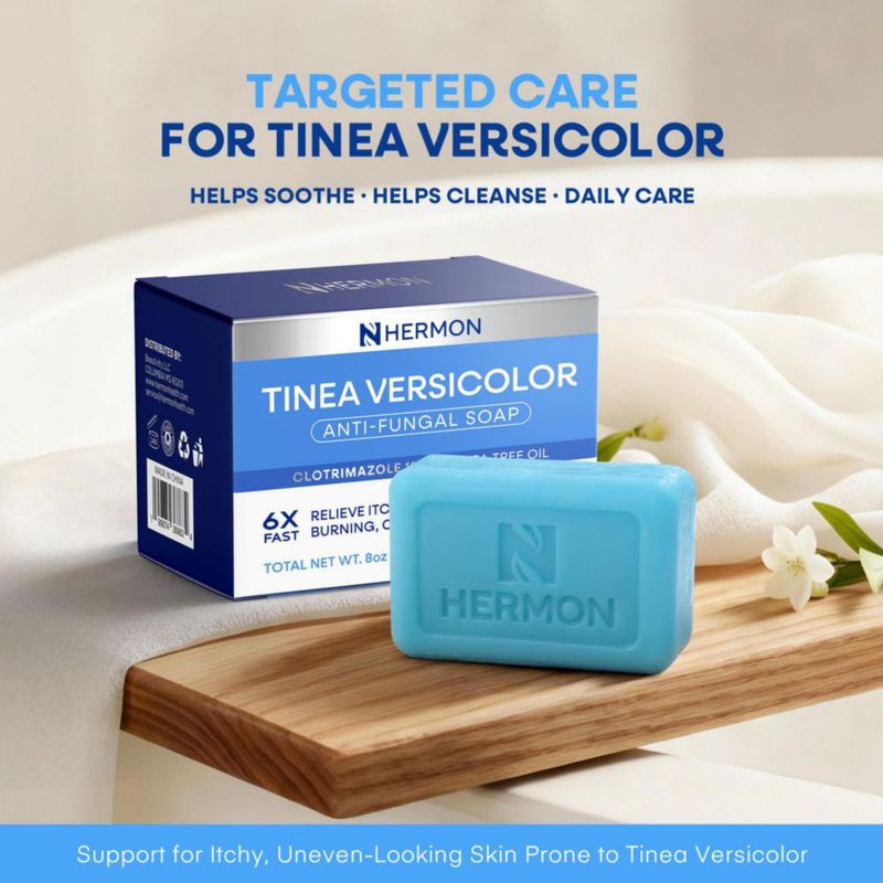 Jabón Hermon Tinea Versicolor Antimicótico 2 barras