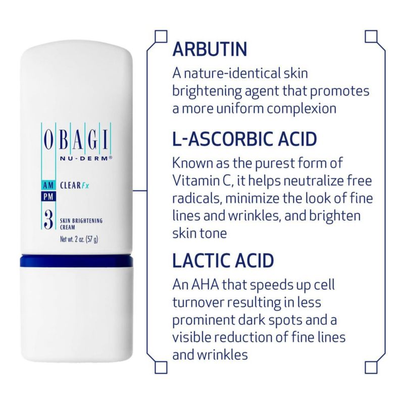 Crema aclarante para la piel Obagi Medical Nu-Derm Clear Fx 2 x 57 g