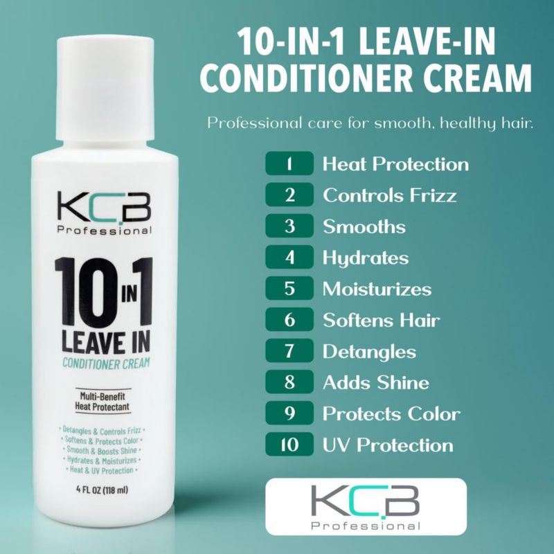 Crema acondicionadora sin enjuague KCB PROFESSIONAL 10 en 1 118 ml