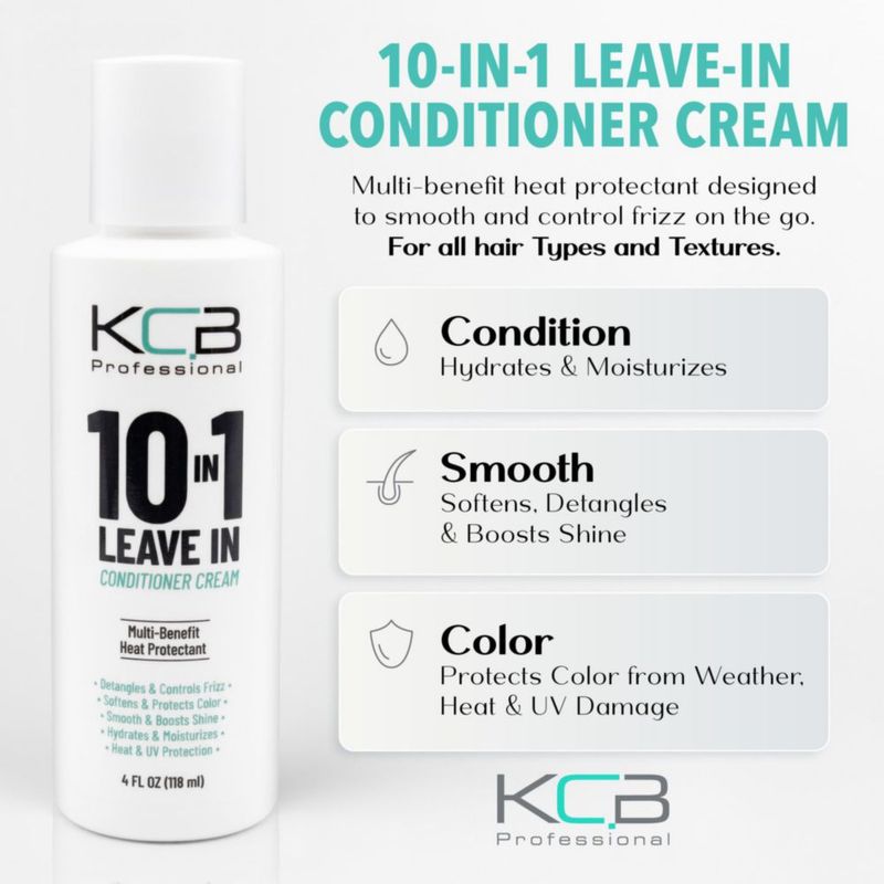 Crema acondicionadora sin enjuague KCB PROFESSIONAL 10 en 1 118 ml
