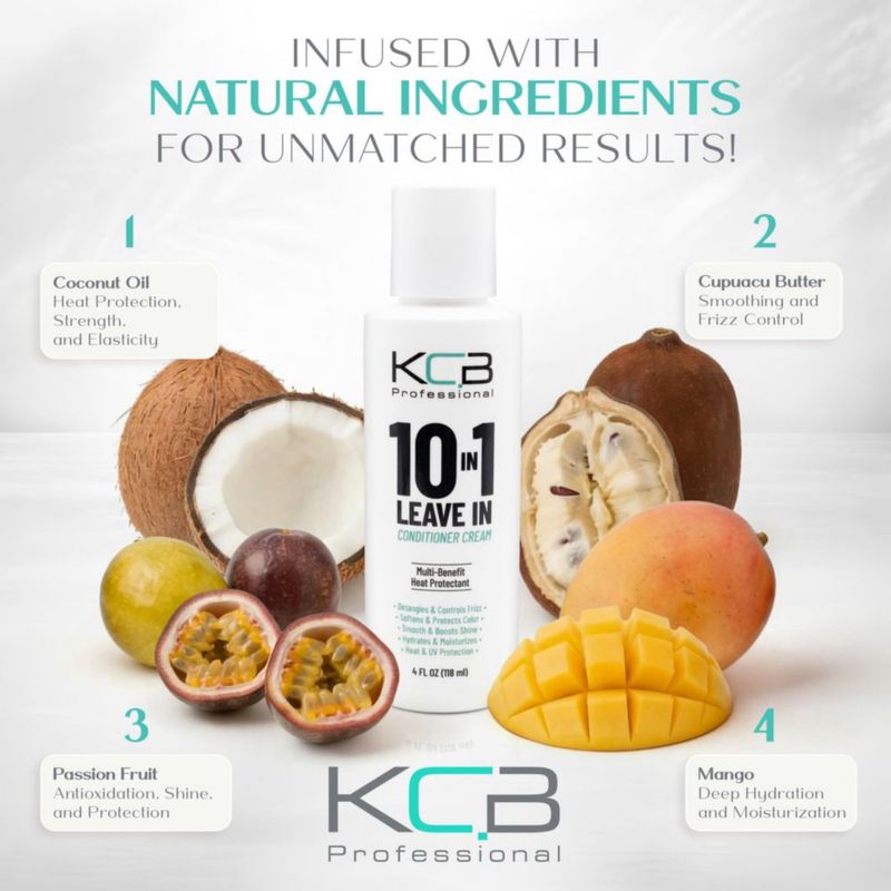 Crema acondicionadora sin enjuague KCB PROFESSIONAL 10 en 1 118 ml