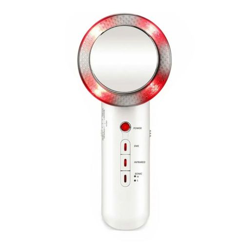 Masajeador Ultrasónico De Cavitación y EMS Para Cuerpo y Rostro Color Blanco