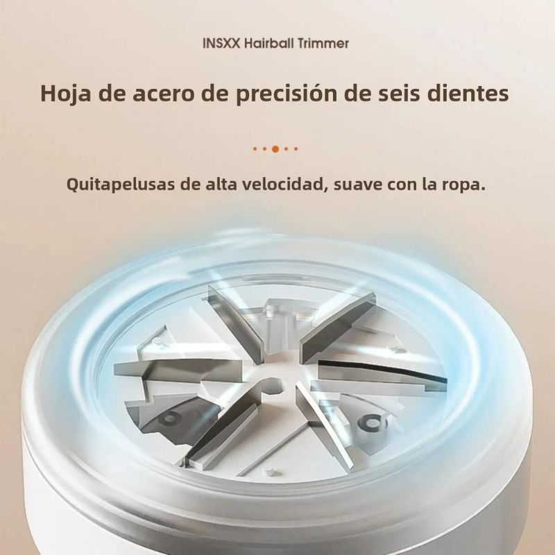 IQ TECH Removedor de Pelusas Recargable para Ropa y Mascotas con Pantalla Digital