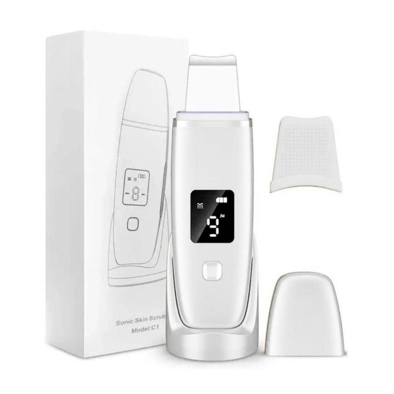 Skin Scrubber con accesorios y agua de rosas