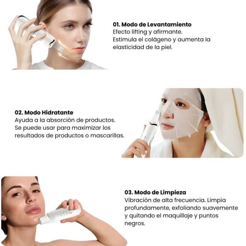 Skin Scrubber Blanco con agua de rosas 10ml
