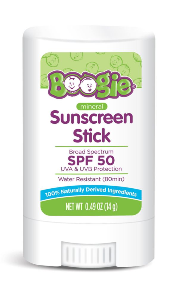 Protector solar en barra Boogie SPF 50 para niños mineral 14 g