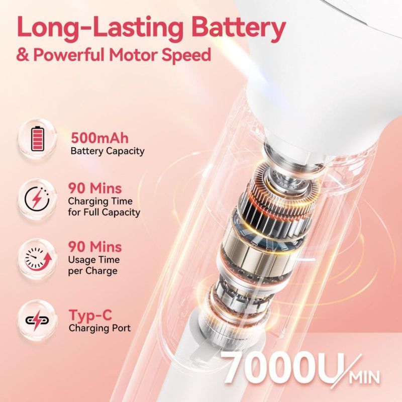 Afeitadora eléctrica ANLAN 4 en 1 impermeable e inalámbrica con USB-C
